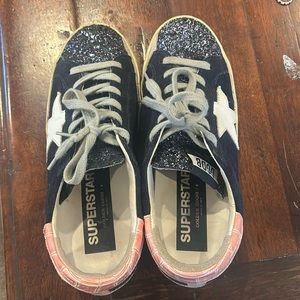 Navy Golden Goose women’s sneakers. Size 7